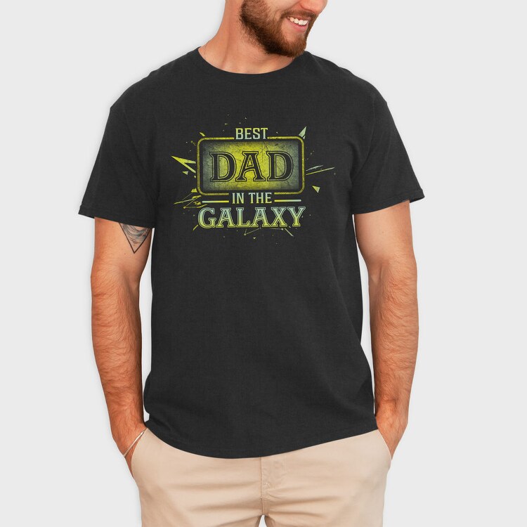 Best Dad Galaxy, Tricou Barbati (Unisex)