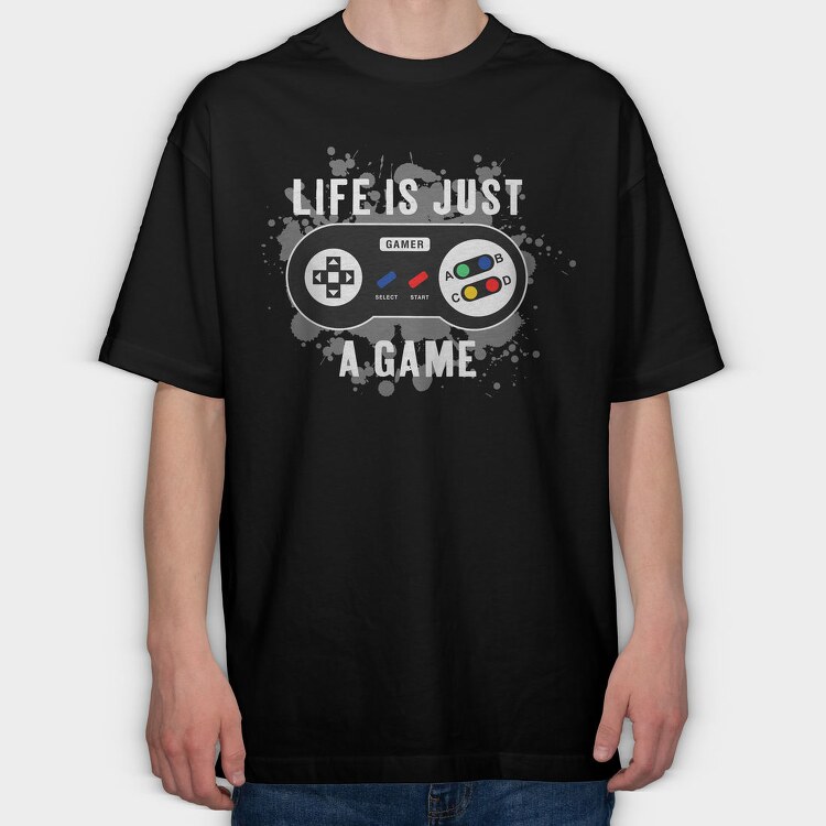 Gamer Controller Vibes, Tricou Oversize Barbati (Unisex)