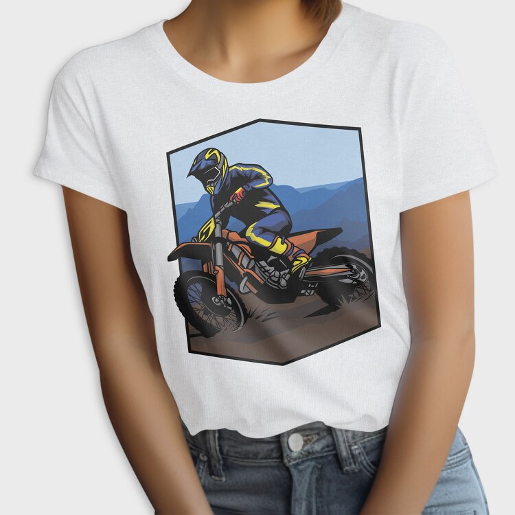 Dirt Bike Rider, Tricou Femei