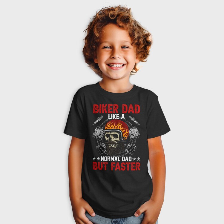Biker Dad Faster, Tricou Copii