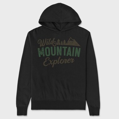 Wild Mountain Explorer, Hanorac Oversize Barbati (Unisex)