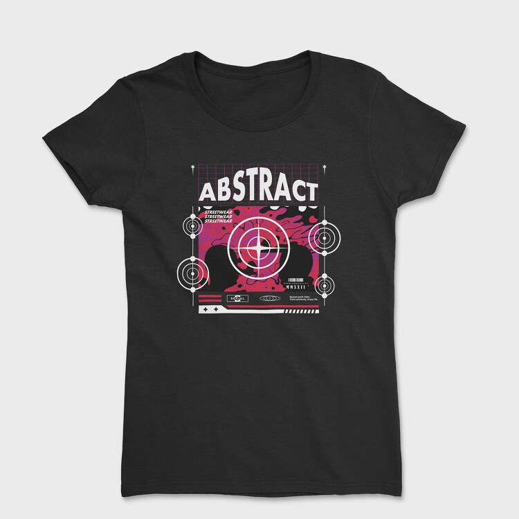 Abstract Streetwear Design, Tricou Femei