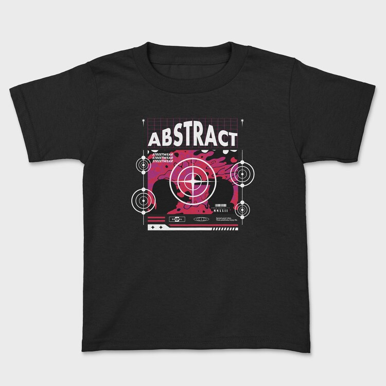 Abstract Streetwear Design, Tricou Copii