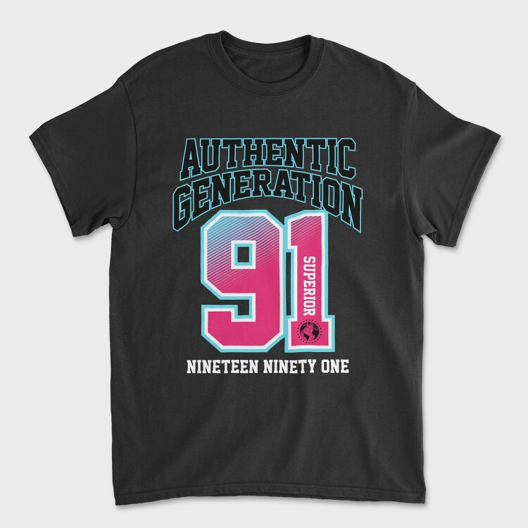 Authentic Generation, Tricou Barbati (Unisex)