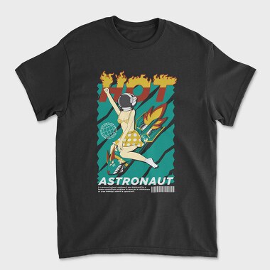 Hot Astronaut, Tricou Barbati (Unisex)