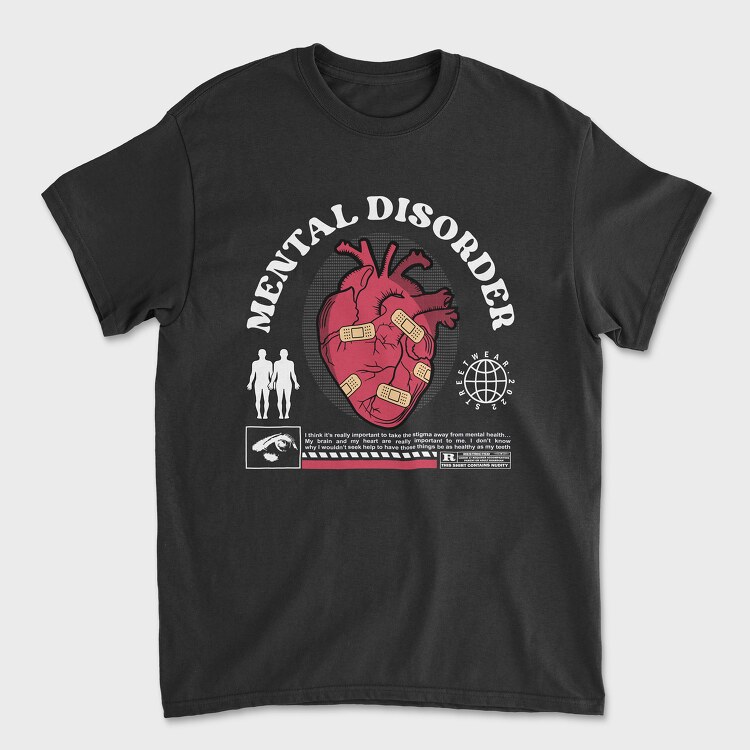 Mental Disorder, Tricou Barbati (Unisex)