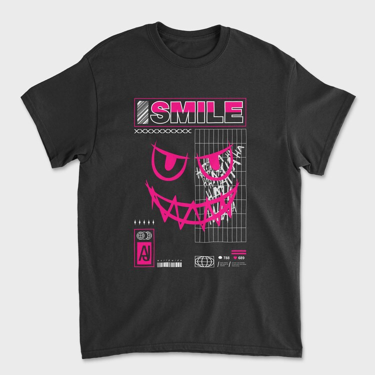 Pink Smile, Tricou Barbati (Unisex)