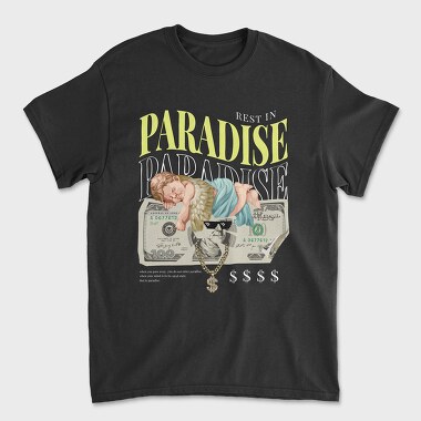 Rest in Paradise, Tricou Barbati (Unisex)