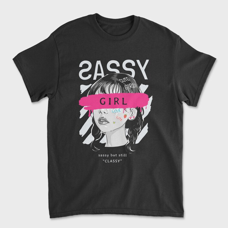 Sassy Girl, Tricou Barbati (Unisex)