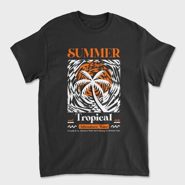 Summer Tropical, Tricou Barbati (Unisex)