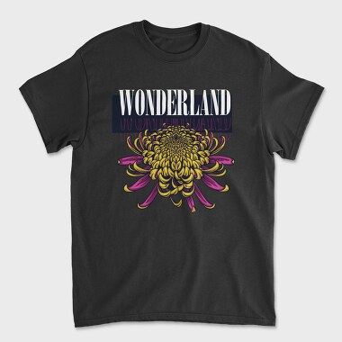 Wonderland Chrysanthemum, Tricou Barbati (Unisex)