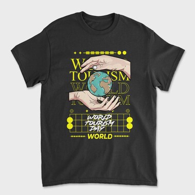 World Tourism, Tricou Barbati (Unisex)