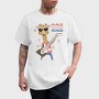 Giraffe Rockstar, Tricou Barbati (Unisex)