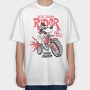 Doggy Rider Free, Tricou Oversize Barbati (Unisex)
