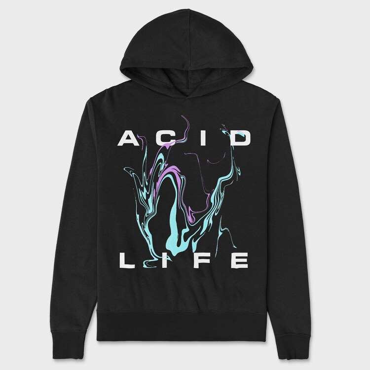 Acid Life, Hanorac Oversize Barbati (Unisex)