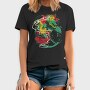 Neon Dragon Roar, Tricou Barbati (Unisex)