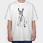 Donkey Suit Chic, Tricou Oversize Barbati (Unisex)