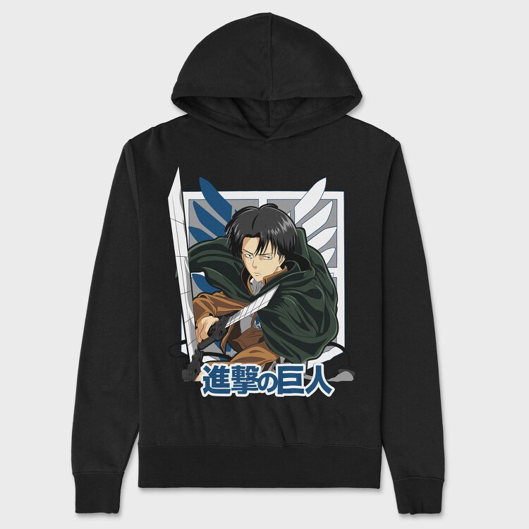 Attack on Titan 1, Hanorac Oversize Barbati (Unisex)
