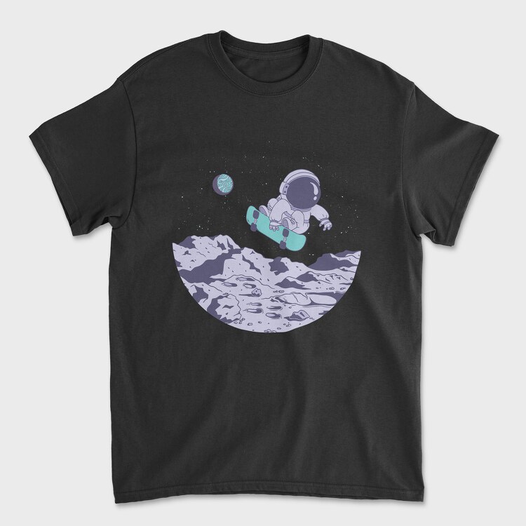 Skater Astronaut, Tricou Barbati (Unisex)