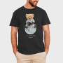 Teddy Moon Space, Tricou Barbati (Unisex)