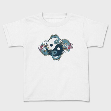 Tricou Copii, Dragon Ying Yang