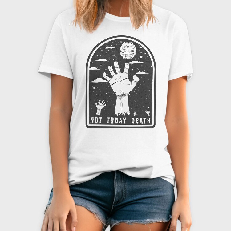 Not Today Death Hand, Tricou Barbati (Unisex)
