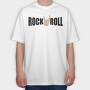 Rock Roll Horns, Tricou Oversize Barbati (Unisex)