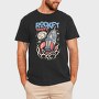 Rocket Travel Blastoff, Tricou Barbati (Unisex)