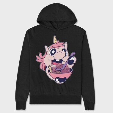 Hanorac Barbati (Unisex), Unicorn Icecream