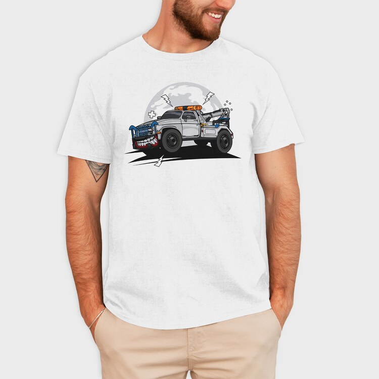 Towtruck Teeth Rescue, Tricou Barbati (Unisex)