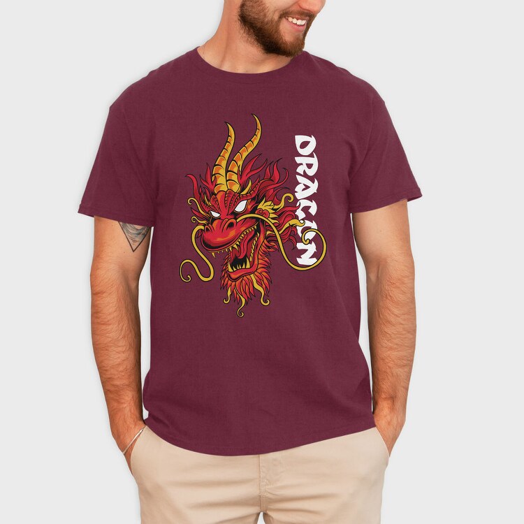 Dragon Fire Roar, Tricou Barbati (Unisex)
