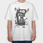 Crazy Cat Candy, Tricou Oversize Barbati (Unisex)