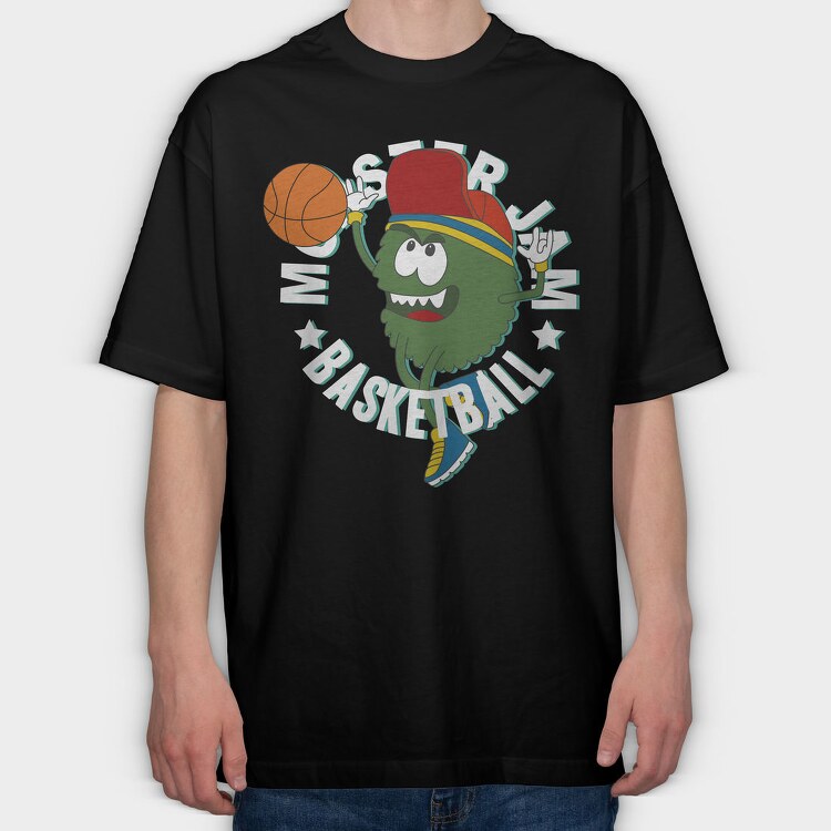 Basketball Beast 1, Tricou Oversize Barbati (Unisex)