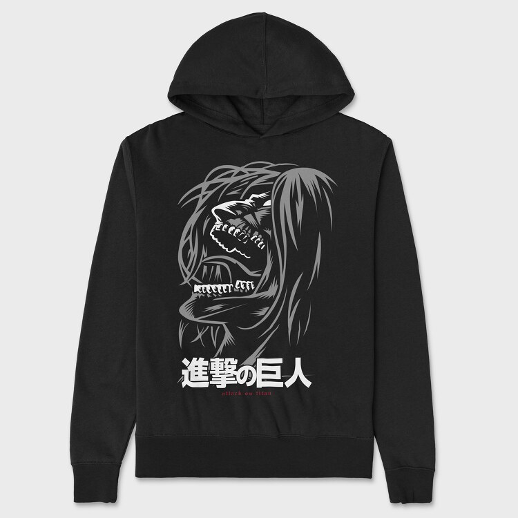 Attack on Titan 15, Hanorac Oversize Barbati (Unisex)