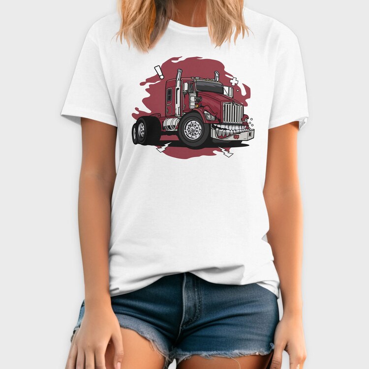 Truck Teeth Danger, Tricou Barbati (Unisex)