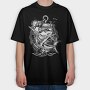 Tuna Anchor Hunt, Tricou Oversize Barbati (Unisex)