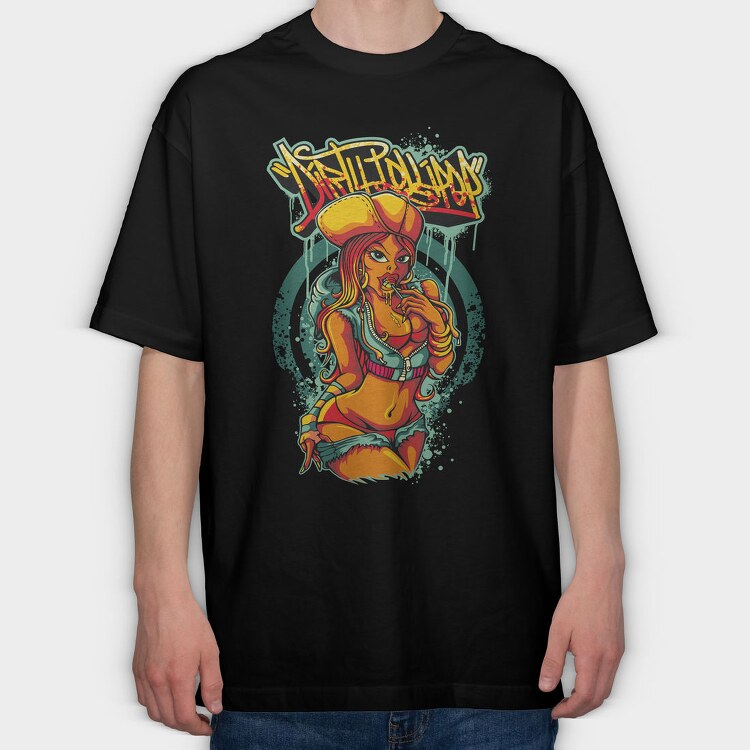 Drip N Dip, Tricou Oversize Barbati (Unisex)