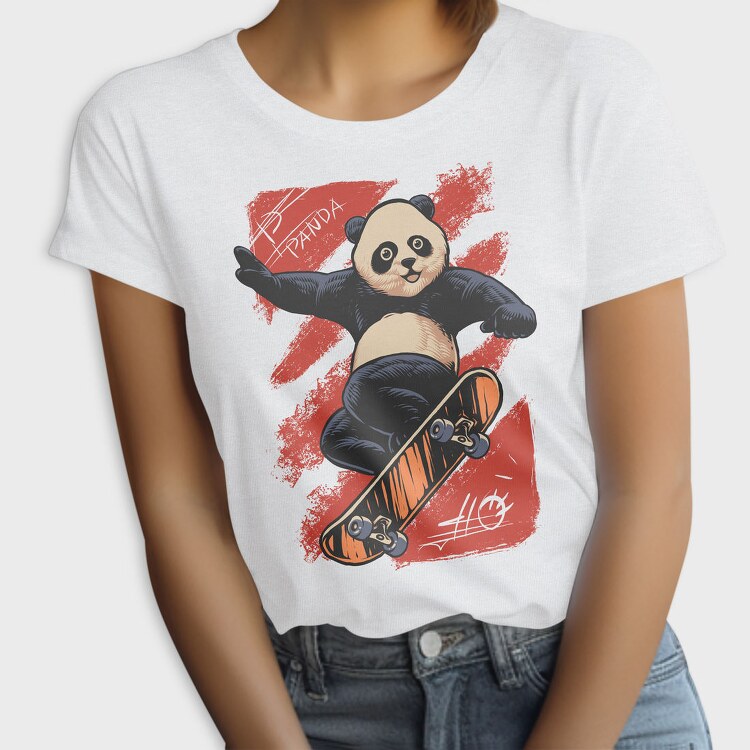 Panda Skateboarding, Tricou Femei
