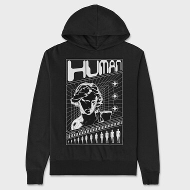 Human, Hanorac Oversize Barbati (Unisex)