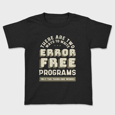 Tricou Copii, Programmer Error