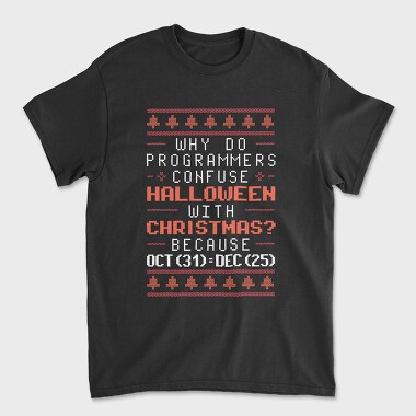 Tricou Barbati (Unisex), Programmer Halloween