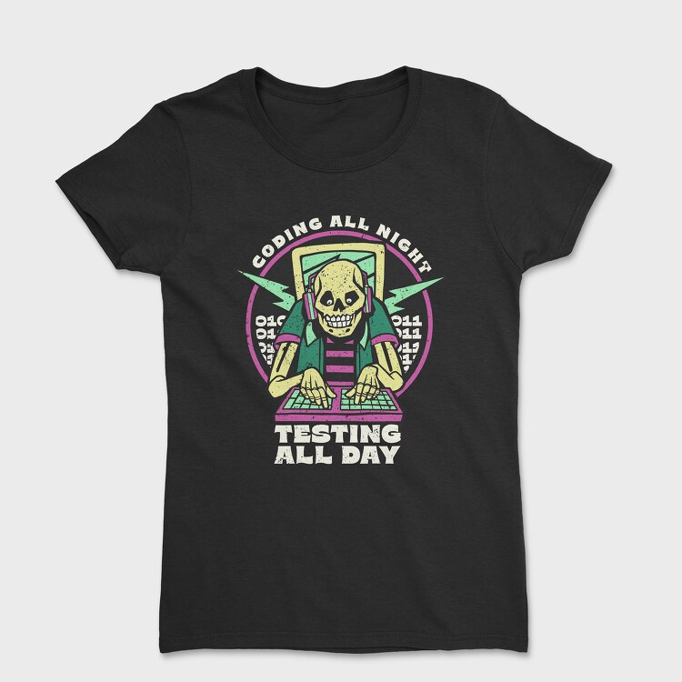 Skeleton Coding, Tricou Femei