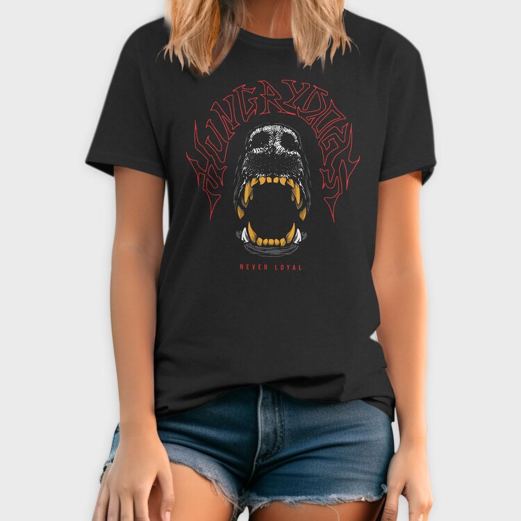 Hunger Demon Skull, Tricou Barbati (Unisex)