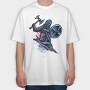 Viking Warrior Strike, Tricou Oversize Barbati (Unisex)