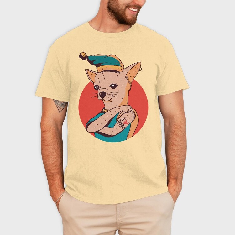 Chihuahua, Tricou Barbati (Unisex)