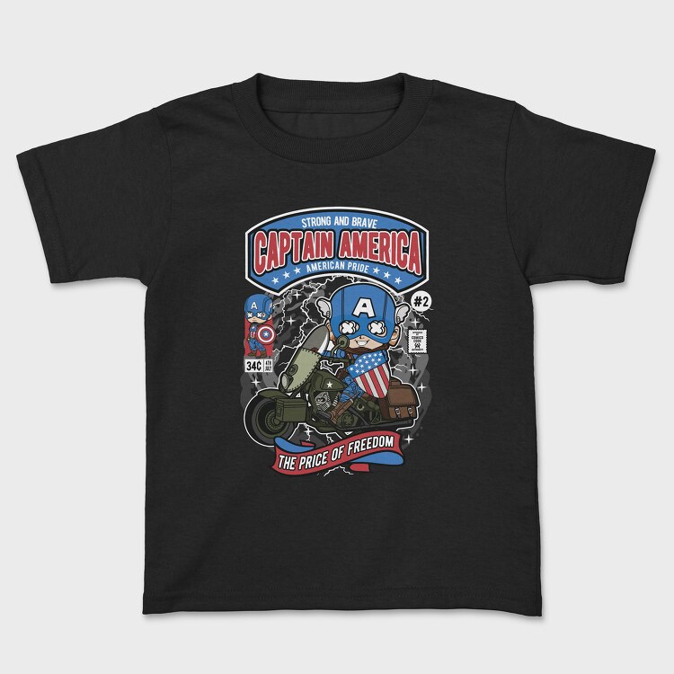 Captain America Motorcycle, Tricou Copii