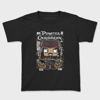 Jack Sparrow Pirates Of The Caribbean, Tricou Copii