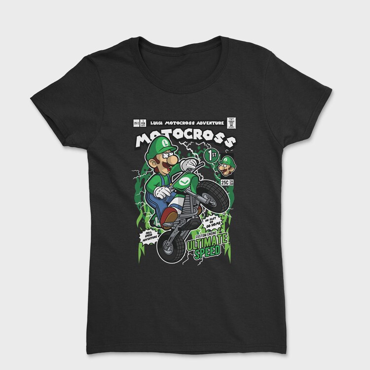 Luigi Motocross, Tricou Femei