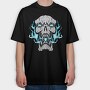 Electric Skull, Tricou Oversize Barbati (Unisex)