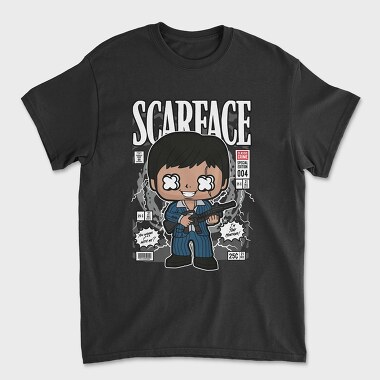 Scarface Tony Montana, Tricou Barbati (Unisex)